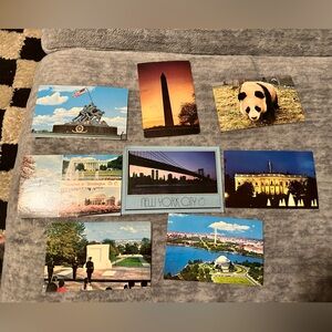 Set of 8 Vintage Postcards